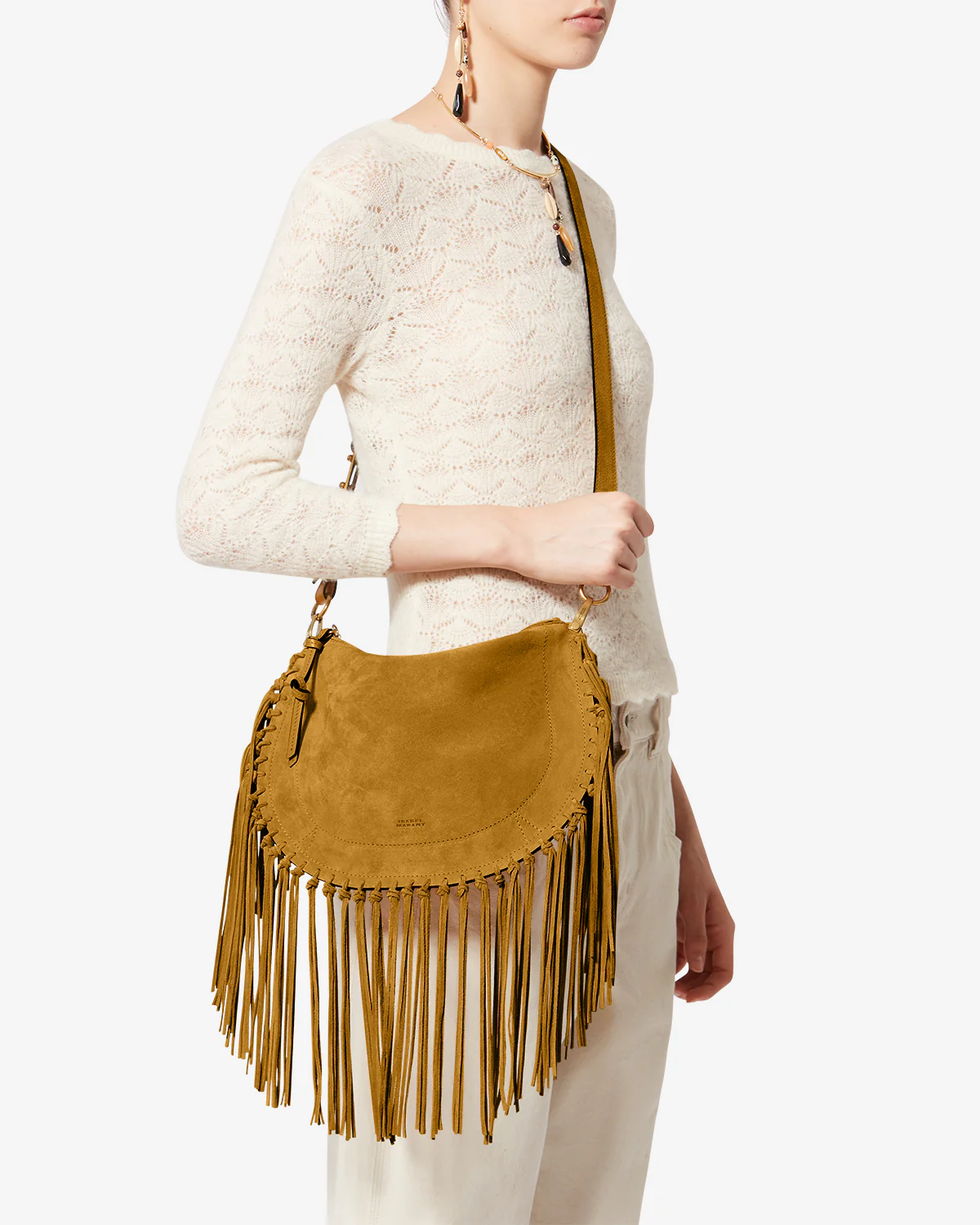 OSKAN SOFT ZIPPED BAG FRINGE